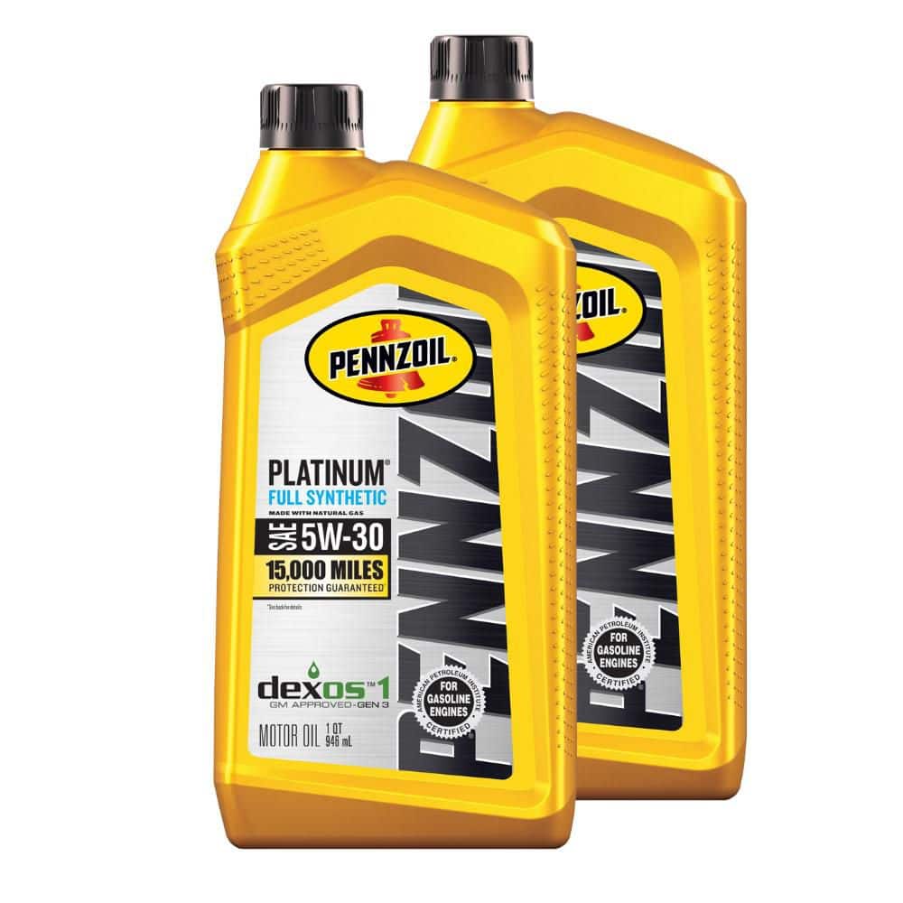 Platinum SAE 5W-30 Full Synthetic Motor Oil 1 Qt (2-Pack) price history on PriceWatchPro