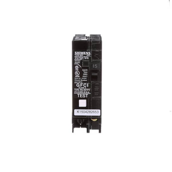 Siemens 20 Amp AFCI/GFCI Dual Function Circuit Breaker Q120DFP - The Home  Depot