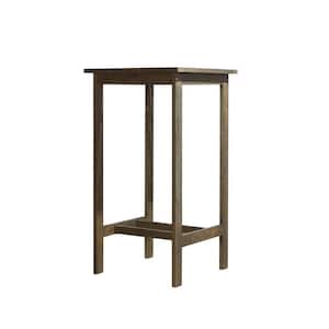 Outdoor Patio Hand-scraped Wood Bar Table for drinks, snacks or a casual meal outdoors