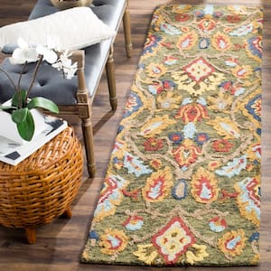 Blossom Green/Multi 2 ft. x 6 ft. Floral Runner Rug