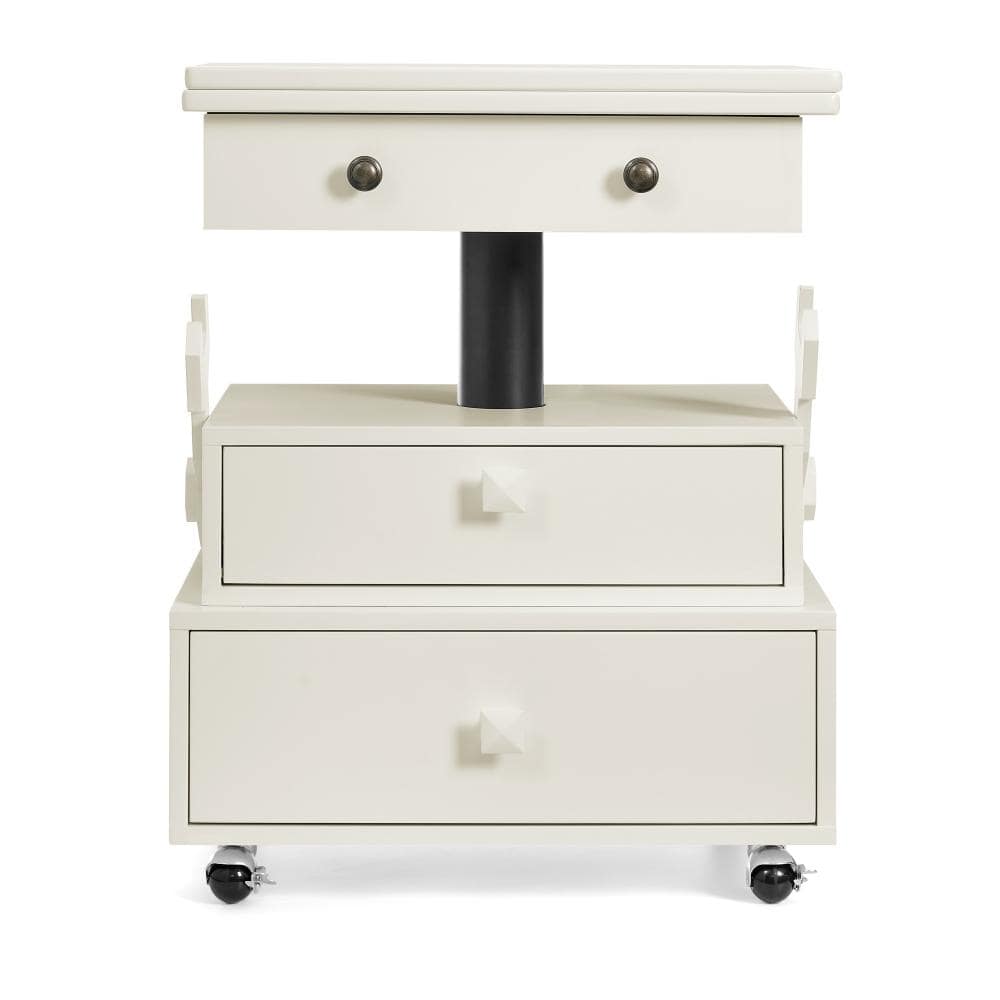 21.63 in. White Rectangular MDF Coffee Table with Adjustable Height, Flip-Top, Charging Station, and Storage Drawers price history on PriceWatchPro