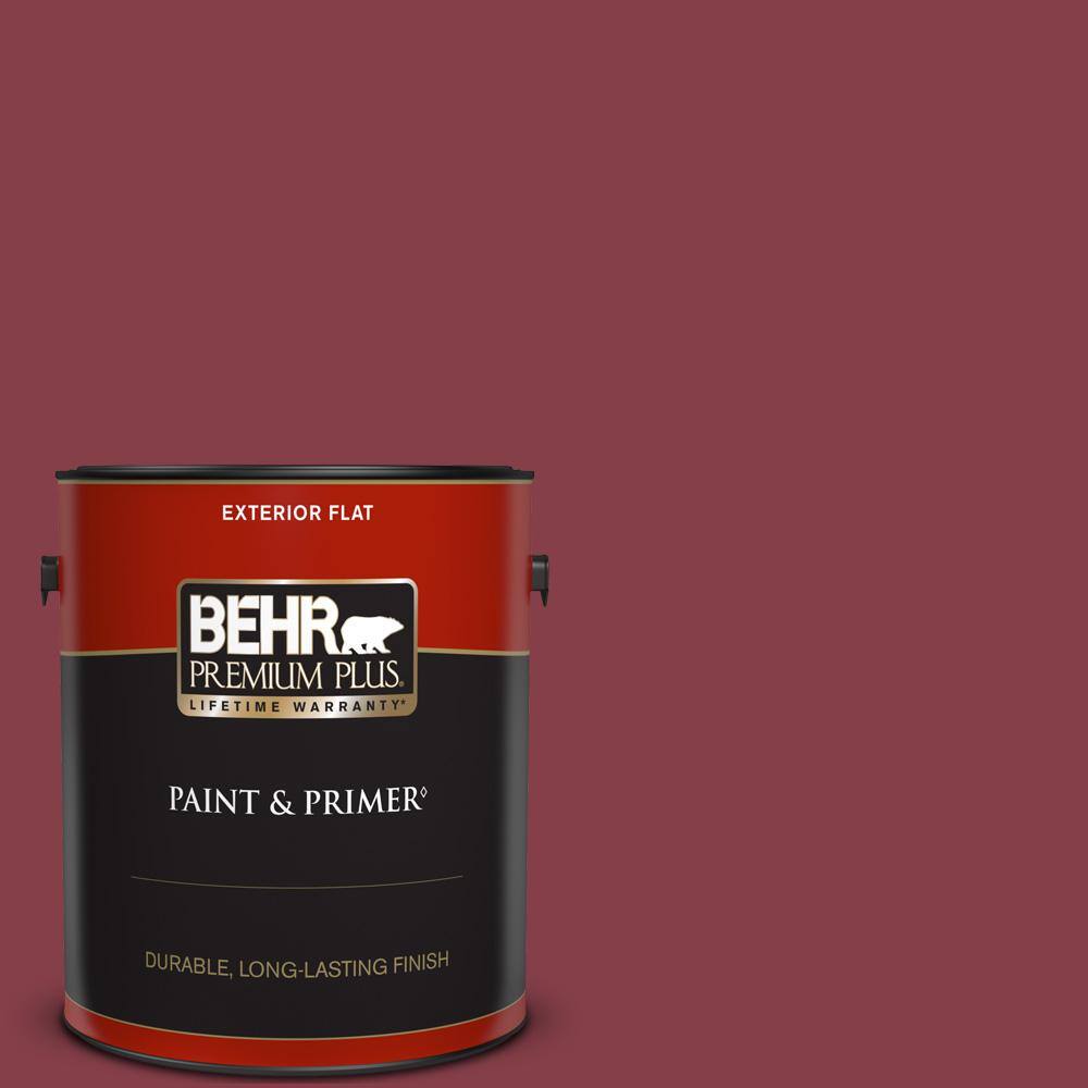 1 gal. #S-H-120 Antique Ruby Flat Exterior Paint & Primer