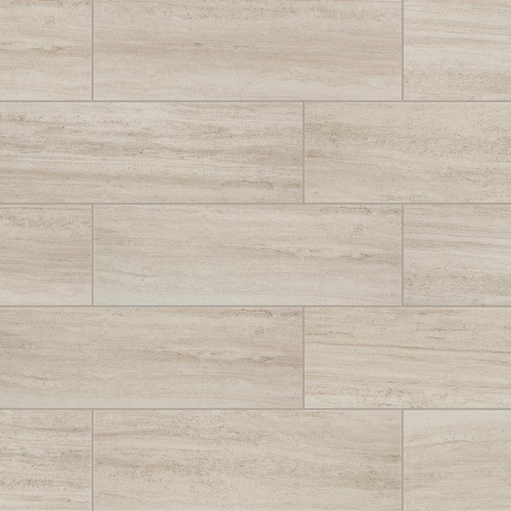 Daltile Rivendell Column Gray 6 in. x 18 in. Glazed Ceramic Wall Tile ...