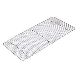 16.14 in. W Commercial Wire Pan Grate in Chrome