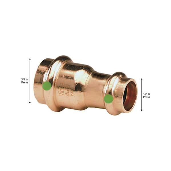 ProPress 3/4 in. x 1/2 in. Press Copper Reducer