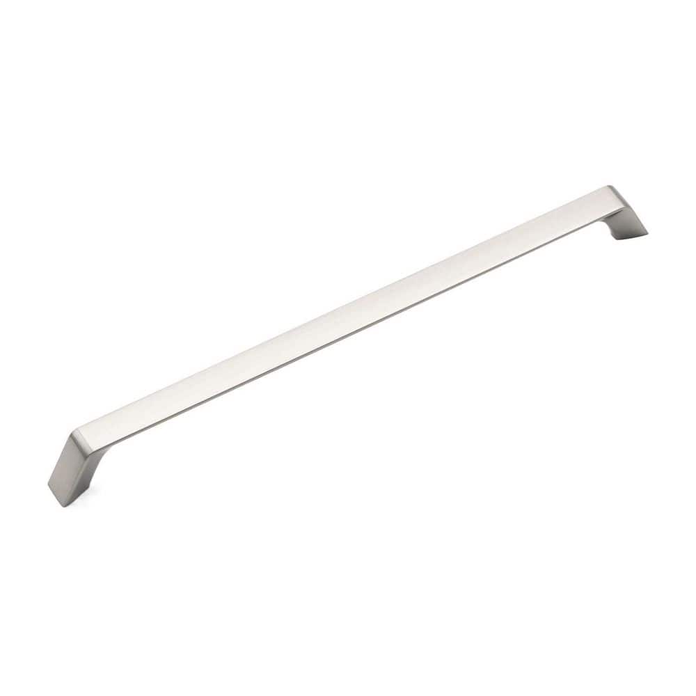 Prism Collection Handle Pull - 12 in. Center to Center Satin Nickel Bar Cabinet Pull price history on PriceWatchPro