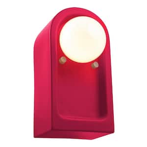 Ambiance Collection 1-Light Cerise Wall Sconce