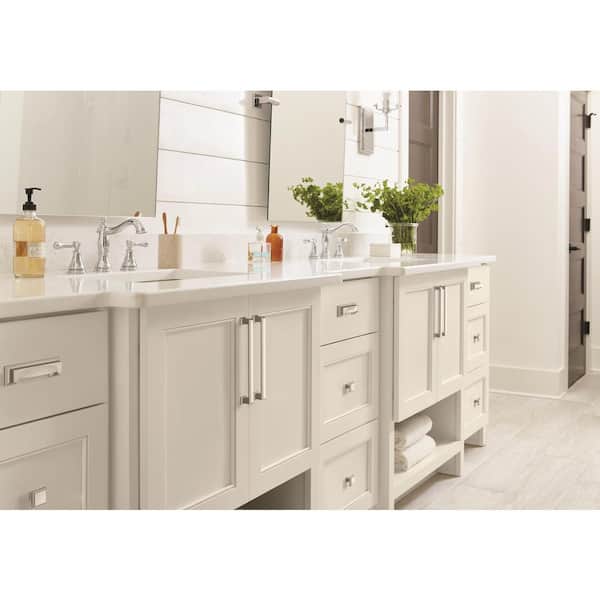 Appoint 7-9/16 in. (192mm) Traditional Satin Nickel Bar Cabinet Pull