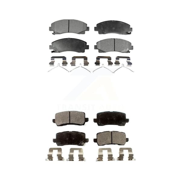TEC Front Rear Ceramic Brake Pads Kit For 2015-2020 Acura TLX KTC-100255