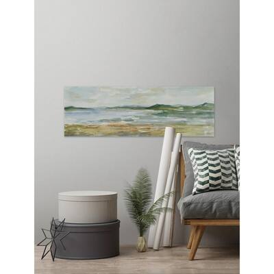 20 in. H x 60 in. W "Panoramic Seascape I" by Marmont Hill Canvas Wall Art