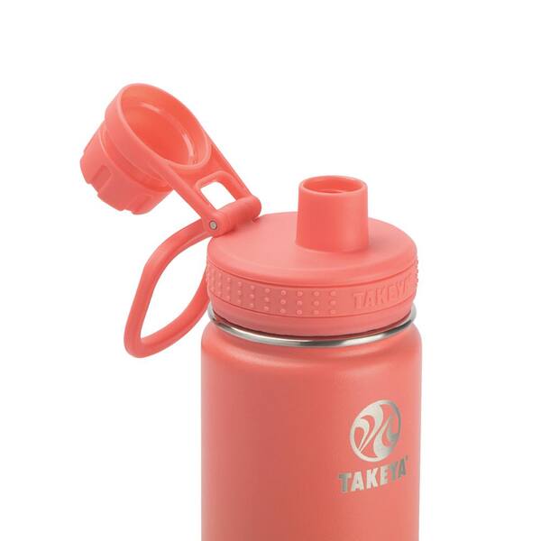 Takeya Actives Insulated Stainless Steel Water Bottle With Spout Lid 24 Oz Teal for sale online 