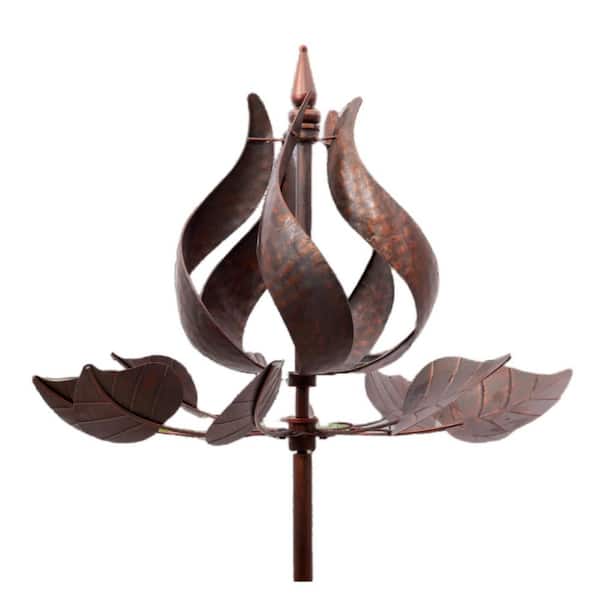 Unbranded Wind Spinners Tulip Outdoor Metal Garden Decor