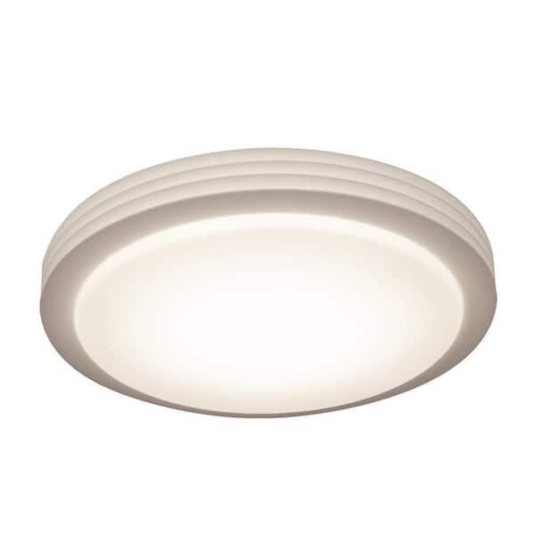 AFX Lenox 17 in. 1-Light White LED Flush Mount