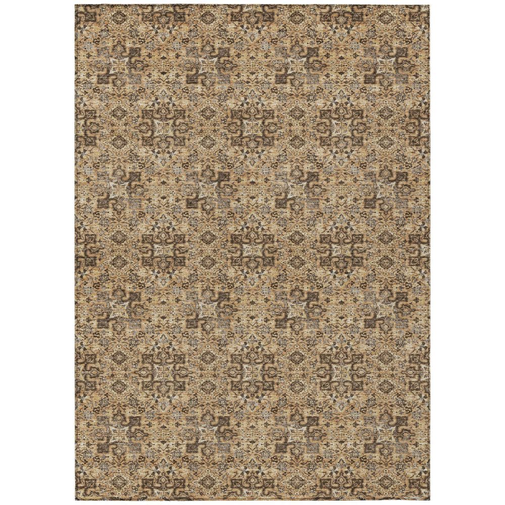 Chantille Machine Washable Indoor/Outdoor Abstract ACN2783 Copper 9 ft. x 12 ft. Area Rug price history on PriceWatchPro