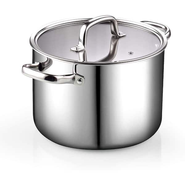 Tasty Stainless Steel Multi-Pot with Glass Lid, 4 Quarts