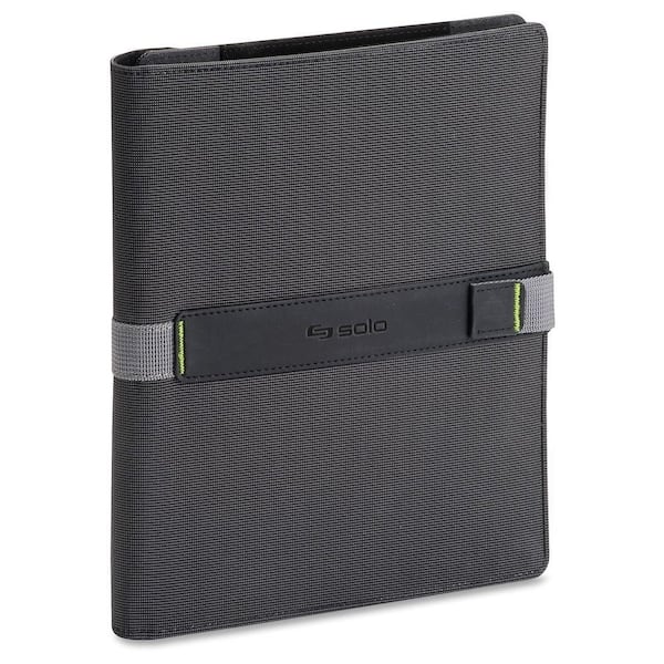 SOLO 8.5 in. to 11 in. Storm Universal Fit Black Tablet Case Book Fold