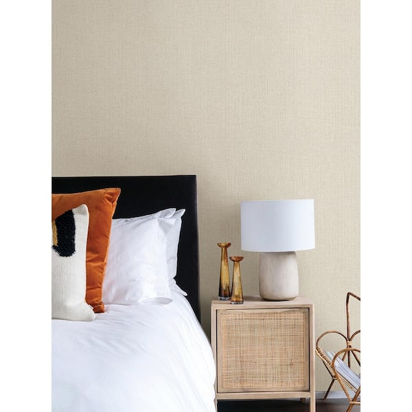 Hoshi White Woven Wallpaper Sample