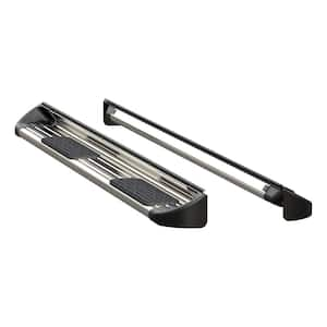 Polished Stainless Truck Side Entry Steps, Select Chevrolet Silverado, GMC Sierra 1500, 2500, 3500 HD Extended Cab