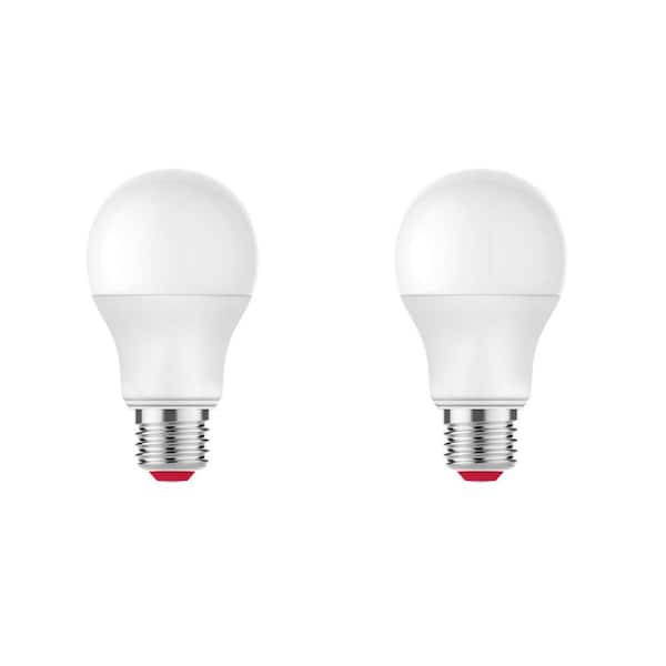 EcoSmart 60-Watt Equivalent A19 Dimmable CEC SMART LED Light Bulb Tunable White (2-Pack)