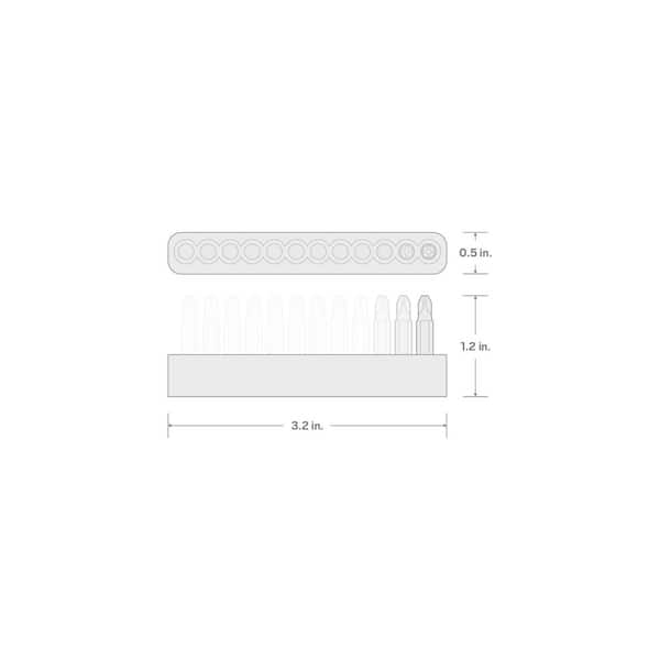 ティアラ　LT-316 Double Foot HXN Heavy Duty Guides - TiCH w/Blue Zirc. Ring