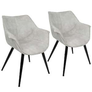 Wrangler Light Grey Accent Chair (Set of 2)