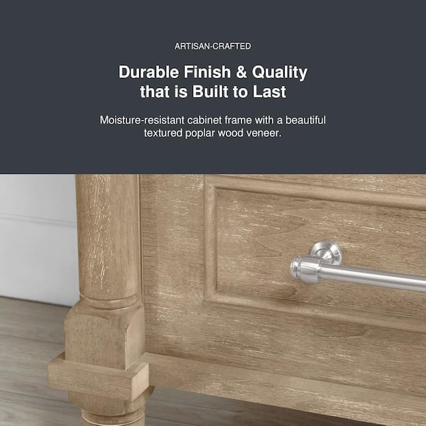 Aberdeen 20.71 in. W x 14.40 in. D x 60 in. H Single Door Linen Cabinet in Antique Oak Aberdeen 20.71 in. W x 14.40 in. D x 60 in. H Single Door Linen Cabinet in Antique Oak