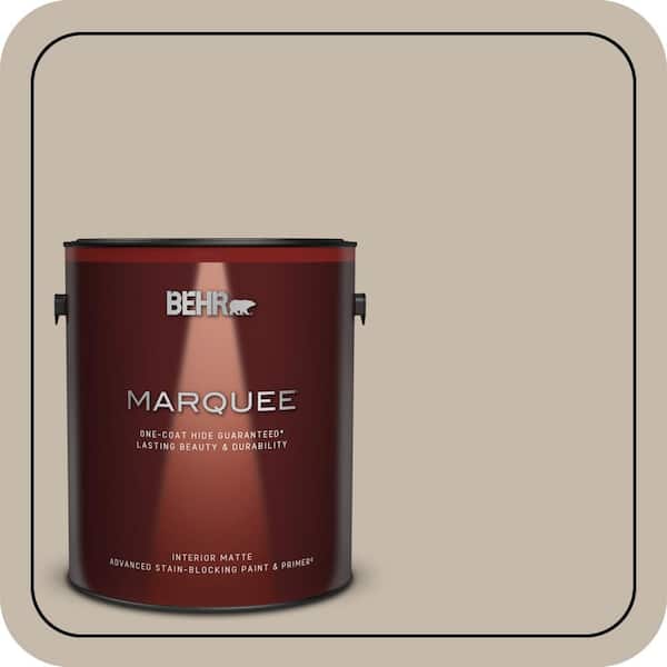BEHR MARQUEE 1 gal. #730C-3 Castle Path Matte Interior Paint & Primer