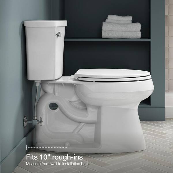 KOHLER 10 in. Rough In 2-Piece 1.28 GPF Single Flush