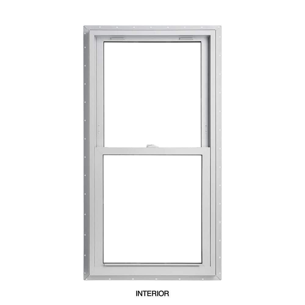 American Craftsman 35.75 in. x 72 in. 70 Series White Double Hung LowE ...