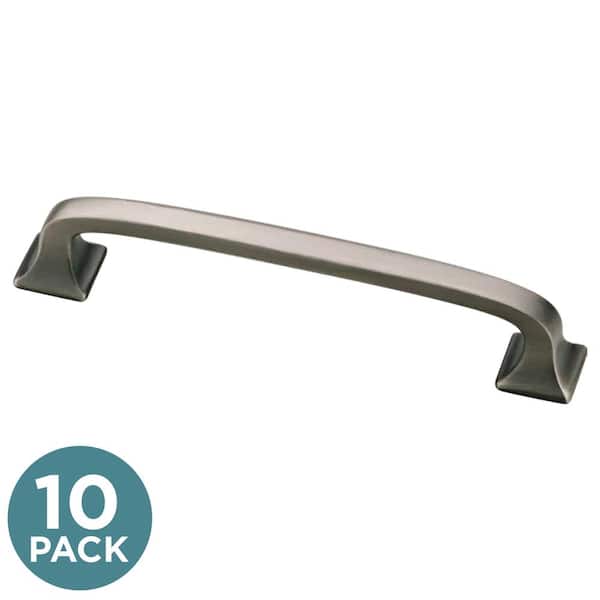 Franklin Brass Lombard 4 in. (102 mm) Classic Heirloom Silver Cabinet Drawer Pulls (10-Pack)