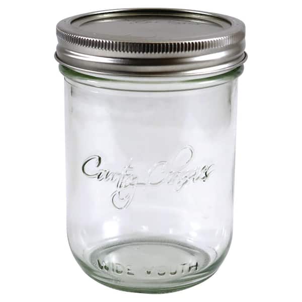 16 oz. Wide Mouth Glass Canning Jar (2 packs of 12)
