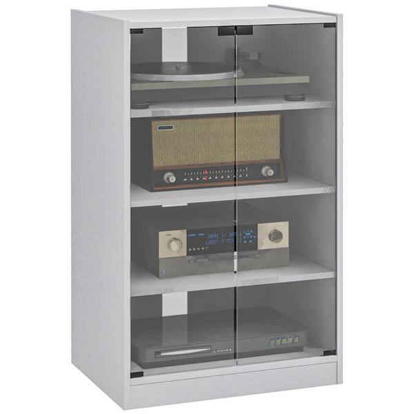 Tileon 4-Tier Kitchen Pantry with Adjustable Shelves, Media