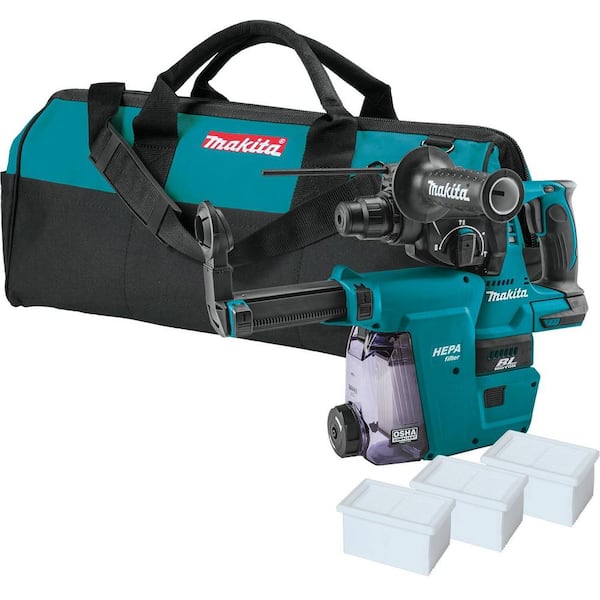 18V LXT Lithium-Ion Brushless Cordless 1 in. Rotary Hammer, Accepts SDS-PLUS, HEPA Dust Extractor Attachment (Tool Only)