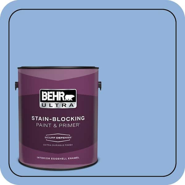 BEHR ULTRA 1 gal. #580B-5 Cornflower Blue Extra Durable Eggshell Enamel Interior Paint & Primer