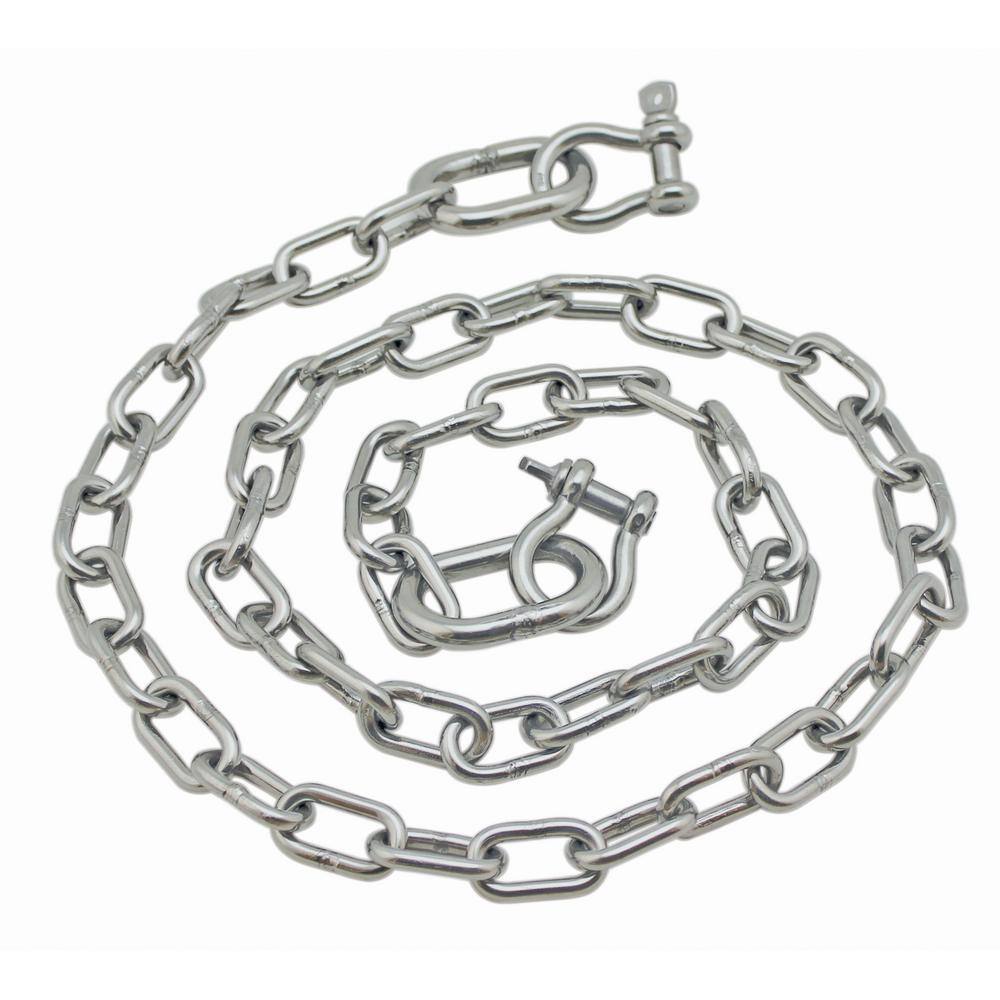 Extreme Max EXCAC5/16X5W BoatTector Anchor Chain 