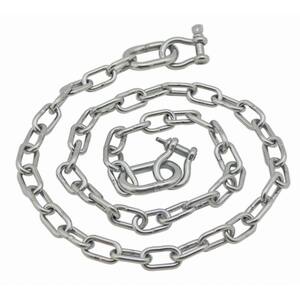 BoatTector Stainless Steel Anchor Lead Chain - 5/16 in. x 5 ft. with 3/8 in. Shackles