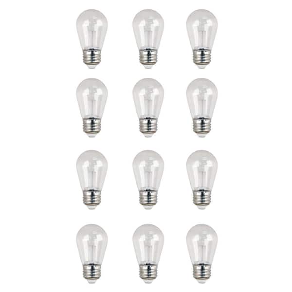 11W Equivalent Warm White (3000K) S14 LED Sign Light Bulb (12-Pack)