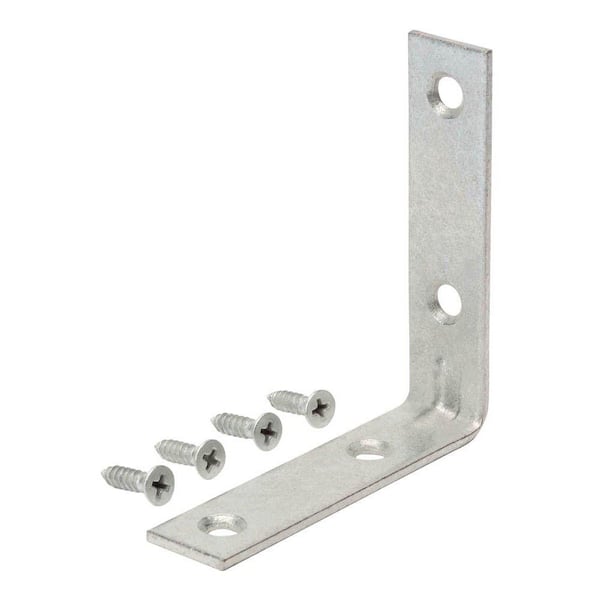 Everbilt (12-Pack) 3 in. Galvanized Corner Brace
