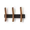 DRAKESTONE, Mid-Century Coat Rack w/ 3 Wooden Hooks