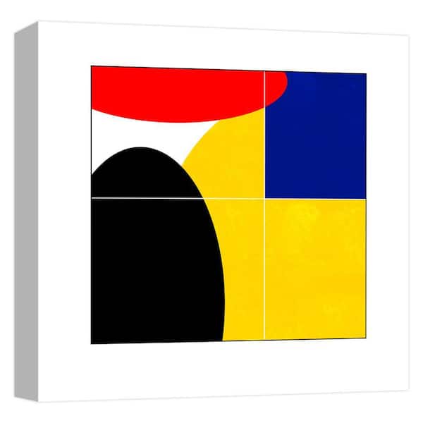 PTM Images Colorful Puzzle'' Canvas Abstract Wall Art 15 in. x 15 in.