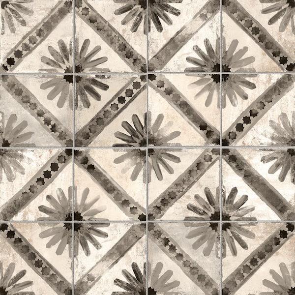 Harmonia Kings Marrakech Black 13 in. x 13 in. Ceramic Floor and Wall Tile (12.0 sq. ft./Case)