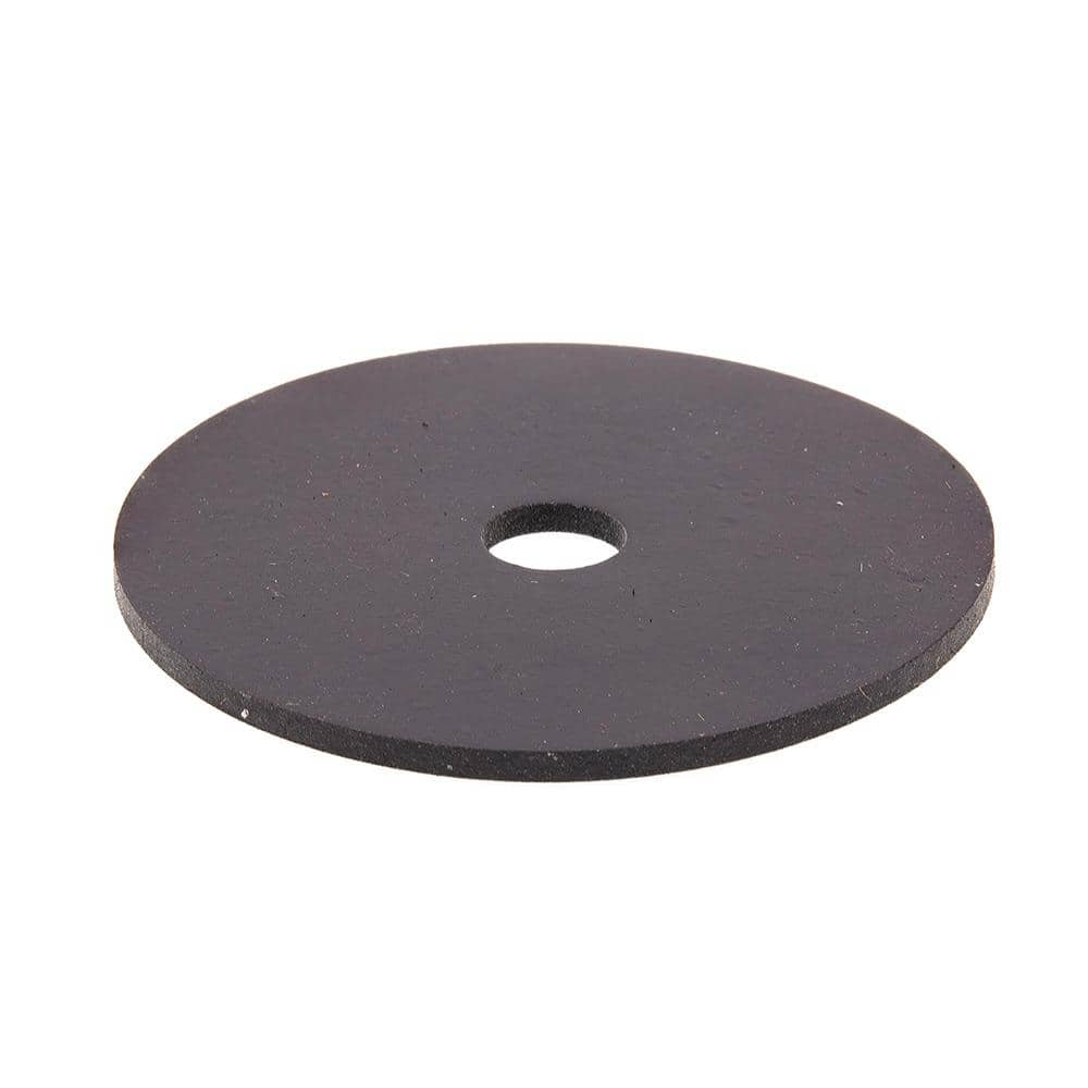 Prime-Line 1/4 in. x 1-1/2 in. O.D. Black Neoprene Fender Washers (25-Pack)