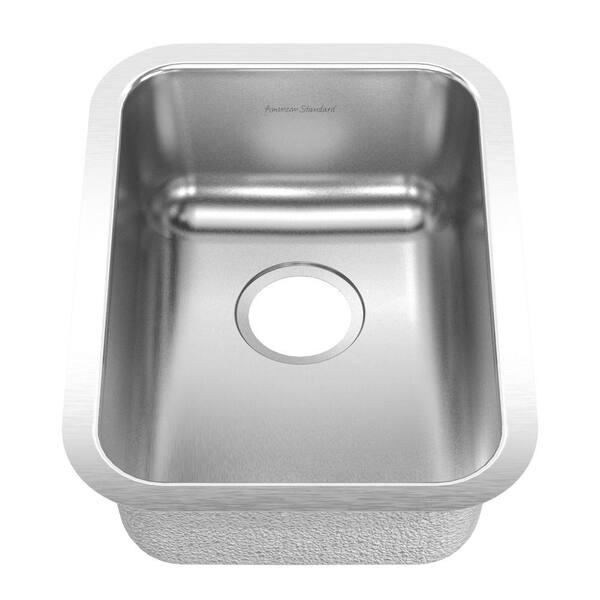 American Standard Prevoir Brushed Undermount Stainless Steel 13.75 in. 0-Hole Single Bowl Kitchen Sink-DISCONTINUED