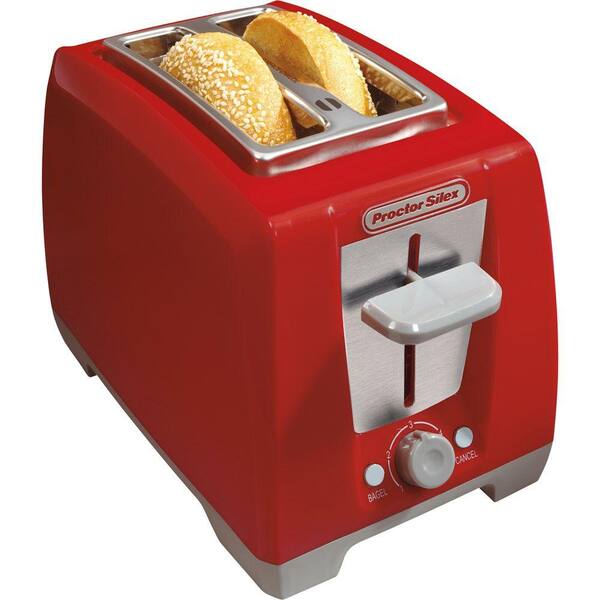 Proctor Silex 2-Slice Cool Touch Bagel Toaster in Red-DISCONTINUED