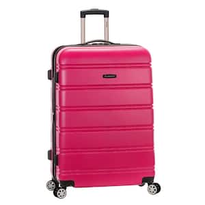 Melbourne 28 in. Magenta Expandable Hardside Dual Wheel Spinner Luggage