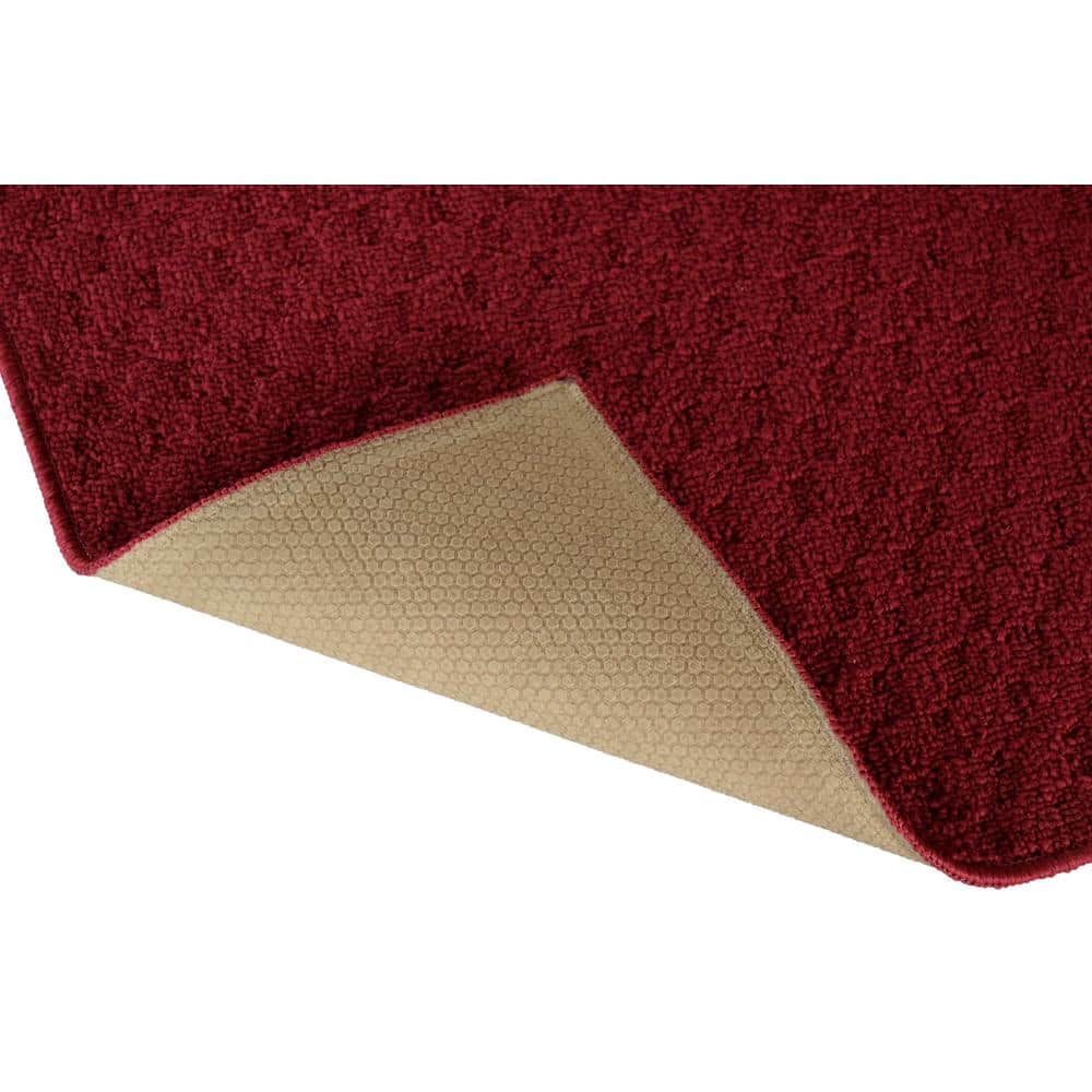 Chili Red 8' x 10' Stain-Resistant Tufted Area Rug