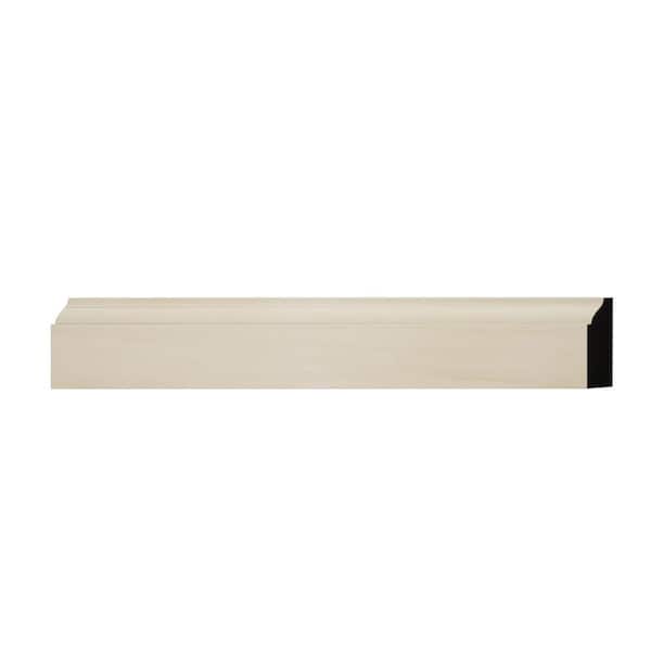 Ekena Millwork WM947 0.38 in. D x 1.25 in. W x 6 in. L Wood (Poplar) Casing Sample