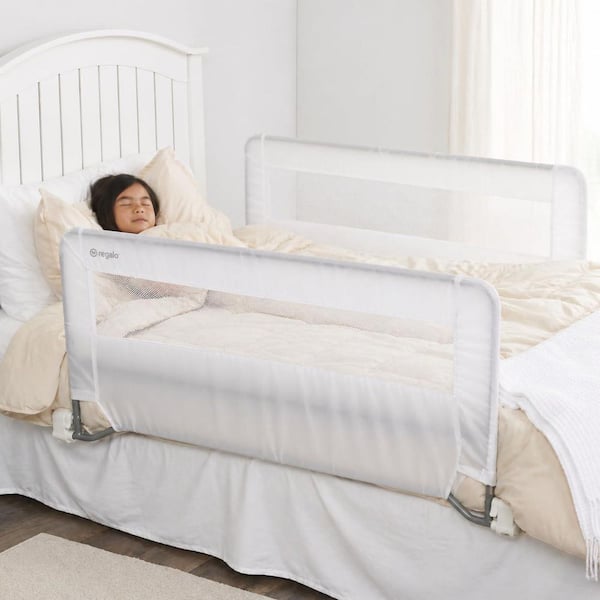 Double Sided Swing Down Bed Rail