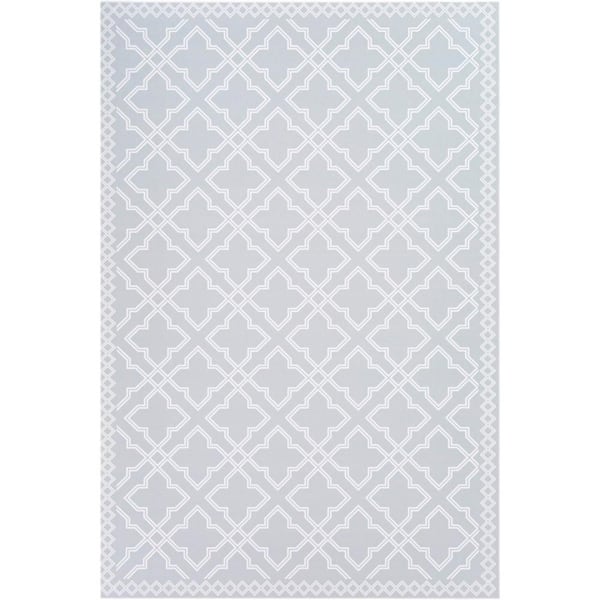 Elsie Cream/Medium Gray 2 ft. x 4 ft. Indoor Area Rug