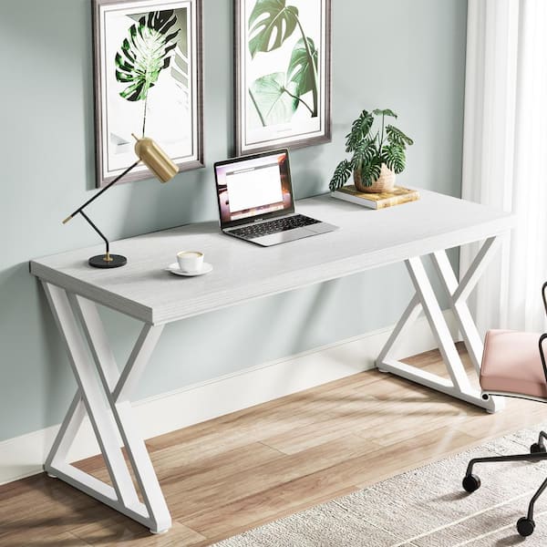 White x frame desk online